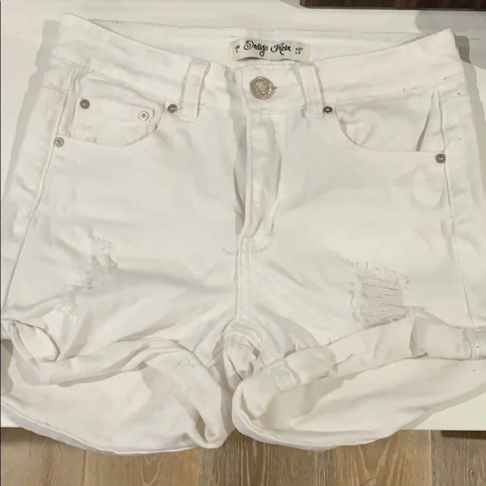 White shorts